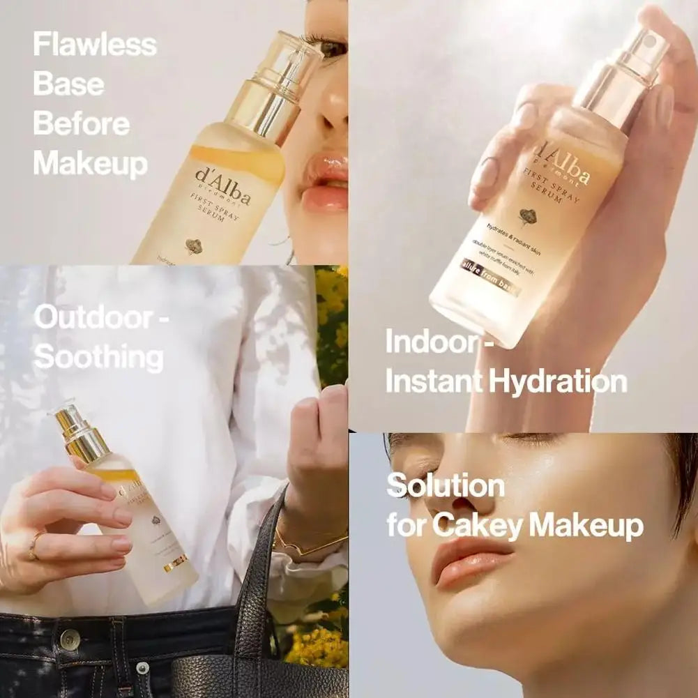100ml White Truffle Spray Essence 50ml Sunscreen Set Full-Body UV Protection SPF Moisturizing Brightening Skincare Duo