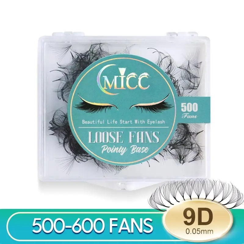 Bulk Lashes Pre Made Fan Short Stem 500 Fans Russian Volume Lashes Premade Fans Volume Lash Individual Eyelash Extension