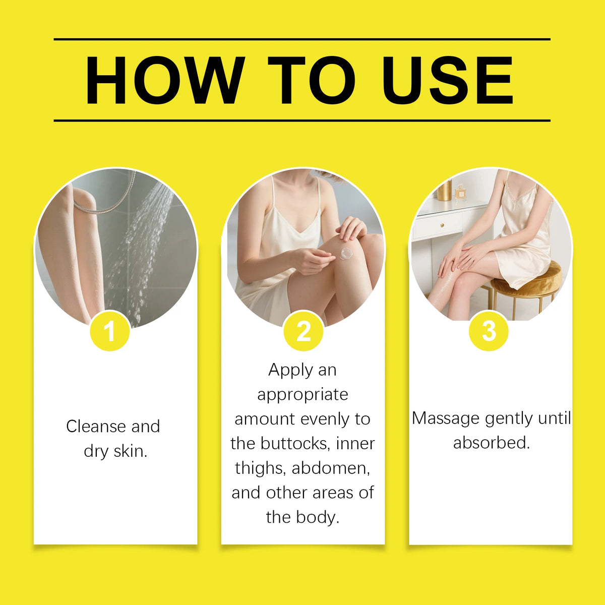 Butt Lift Cream Firming & Hydrating Cream for Buttocks Anti-Cellulite Treatment Tightening Smoothing Cream with Collagen Retinol