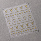 1pcs White 5D Pearl Lace Wave Lines Nail Art Stickers Elegant Exquisite Nail Decoration Decals DIY Self Adhesive Transfer Slider