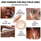 Face Highlighter Palette, High Glossy Face Illuminator Palette, Natural Glow Finish, Pearl Shimmer Smooth Baked Powder