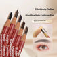 Precision Hard Core Eyebrow Pencil - Creates Natural Wild Brows with Microblading Effect, Waterproof and Long Wearing