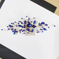 Vintage Blue Rhinestone Hair Comb Wedding Hair Accessories Bridal Hair Clip Headpiece Jewelry Bride Tiara Hair Ornament Gift