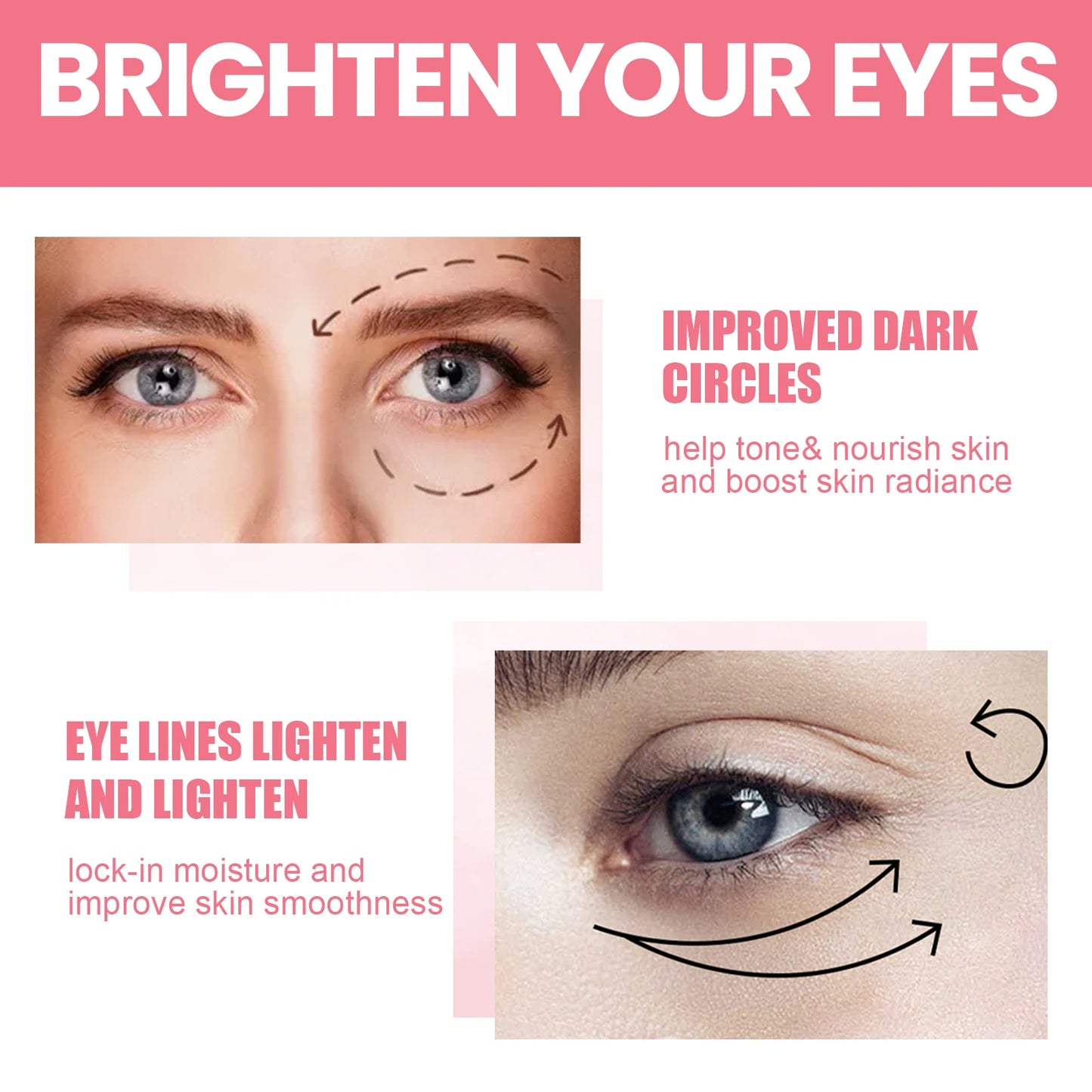 Women Extra Renewing Rosehip Eye Balm For Face Lifting Moisturizing Balm Stick Deep Hydration Moisturizer Eye Care