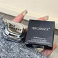 HERORANGE Square Single Highlighter Powder, Creamy Soft Texture, Radiant Pearl Pigment, Long-lasting Glow, Intense Color Payoff