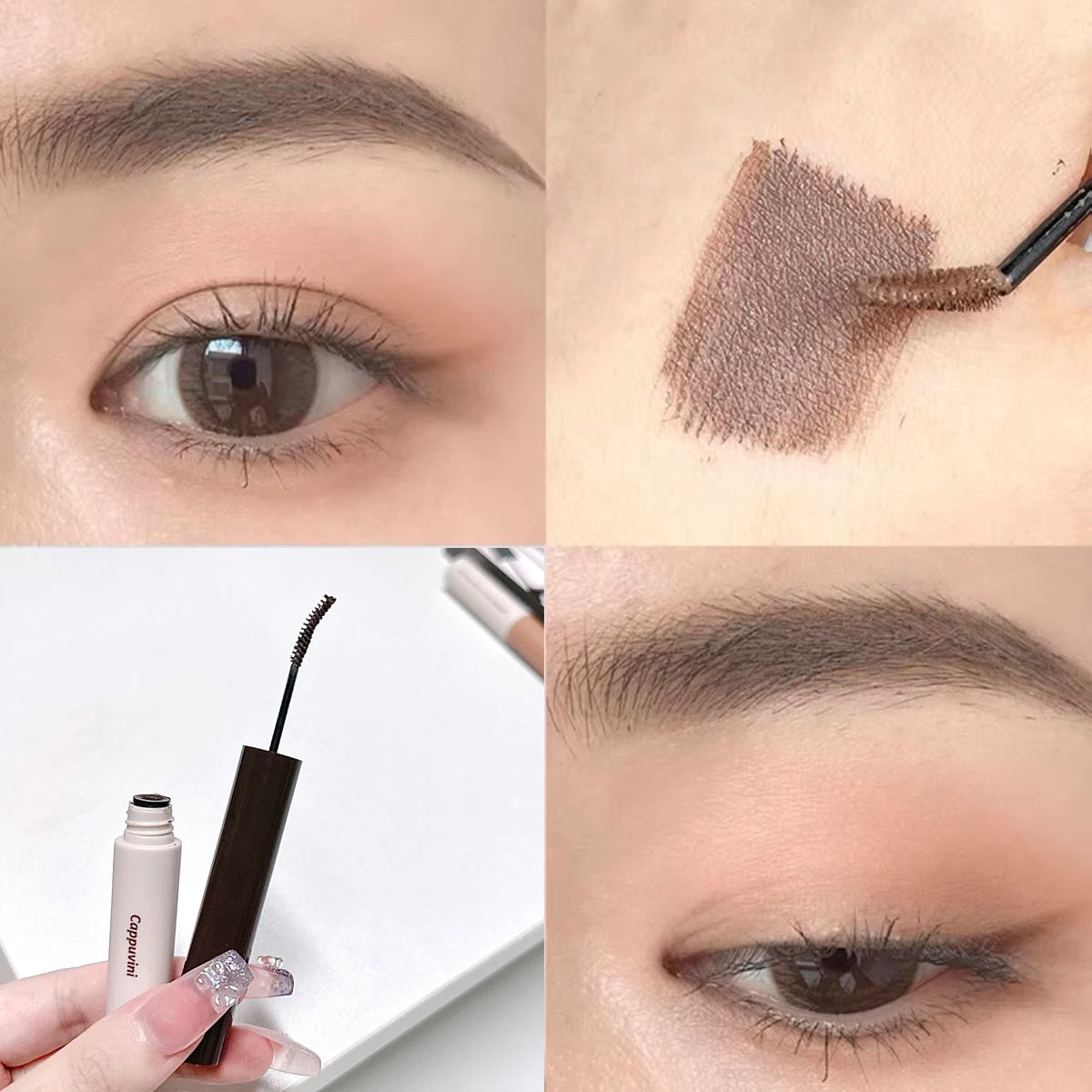 Natural Eyebrow Enhancer Dye Gel Tint Set Waterproof Long Lasting Quick Dry Dyeing Brow Tattoo Tinted Cream Brow Makeup Cosmetic