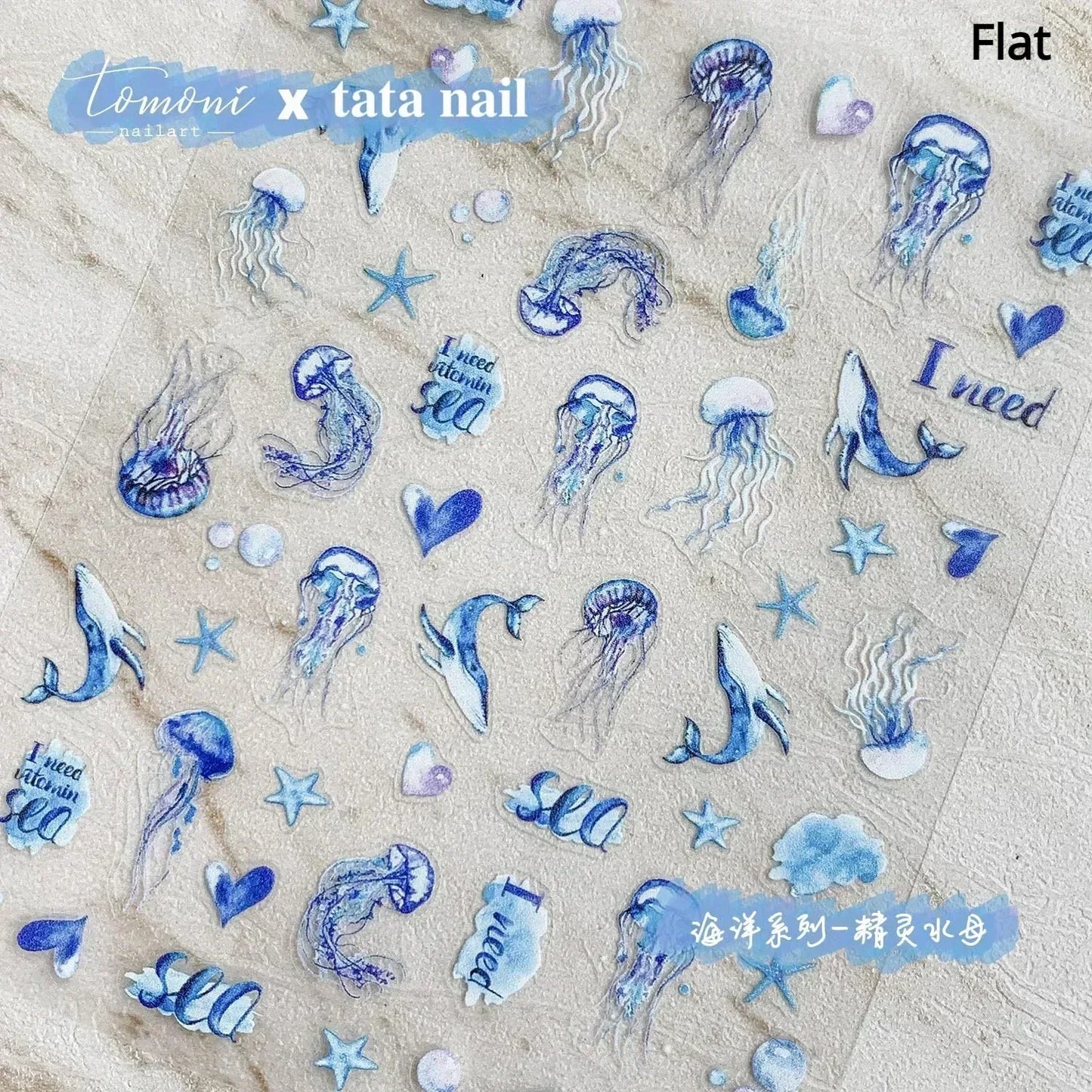 Magical Blow Bubbles Goldfish Bunny Rabbit Cat Kitten Shape Shiny Dreamy Bubbles 5D Nail Art Decorations Sticker Manicure Decal