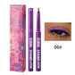 Shiny Chameleon Green Eyeliner Gel Metallic Eyeshadow Multicolor Eye Liner Pearlescent Polarized Glitter Eye Pigment Makeup