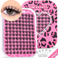 GROINNEYA DIY Lash Clusters Mixed Tray Manga Cluster Lashes DIY Spiky Lashes Extension Natural Volume Individual Lashes Makeup