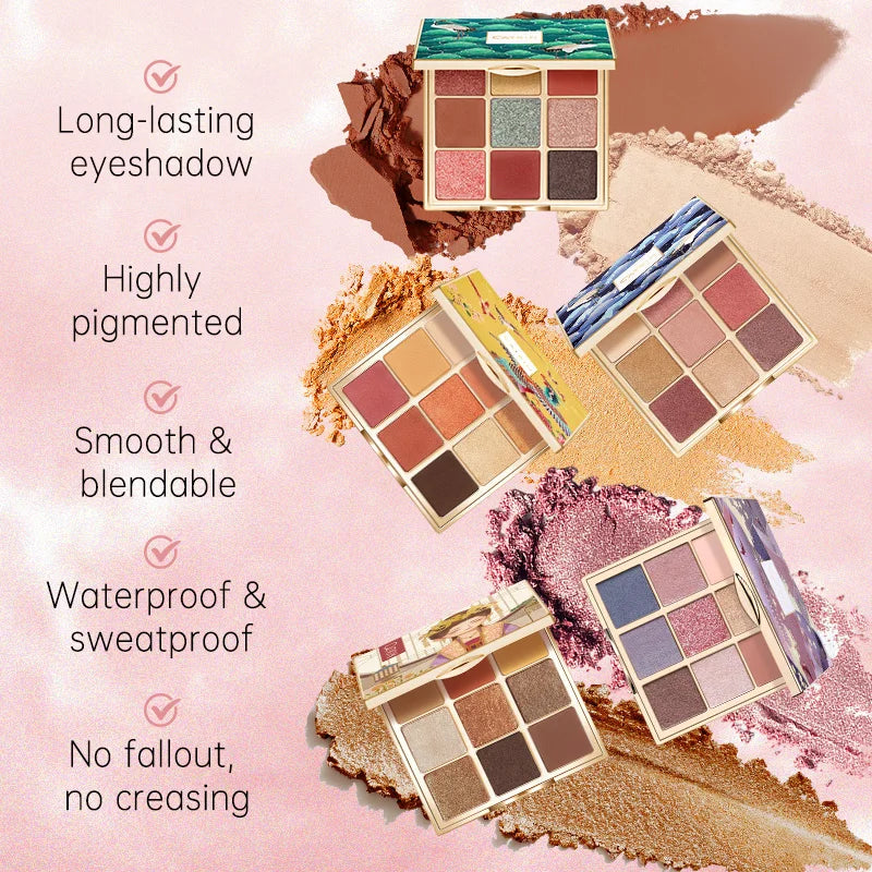 CATKIN Eternal Love Seasonal 9 Colors Eyeshadow Glitter Shimmer Matte Metallic Natural Special Chinese Modern - Hot Sales