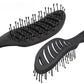 Styling Curly Hair Brush Salon Scalp Massager Comb Detangling Drying Brush Anti Static Curved Vent Brush Hairdressing Styling