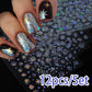 12sheets Laser Sliver Snowflakes/snowballs 3D Christmas Nail Art Decals Dreame Laser Santa Claus Snowman Nail Stickers Charms﻿