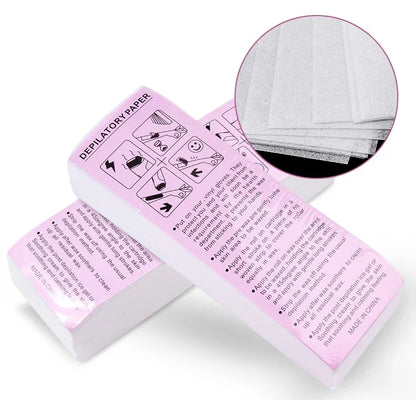 50/100 yards/roll Wax Strips For Hair Removal Nonwoven Body Cloth Hair Remove Wax Paper Rolls High Quality Hair Removal Epilator