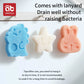 AIBEDILA Baby Duck Shape Bath Sponge Infant Shower Environmental friendly Cotton Scrub Body Bath Brushes Spa Sponge Cleaning