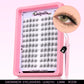 GROINNEYA Natural Cluster Lashes C Curl Manga Lashes Soft Cross Wispy Individual Cluster Anime Eyelashes Extension Eye Makeup