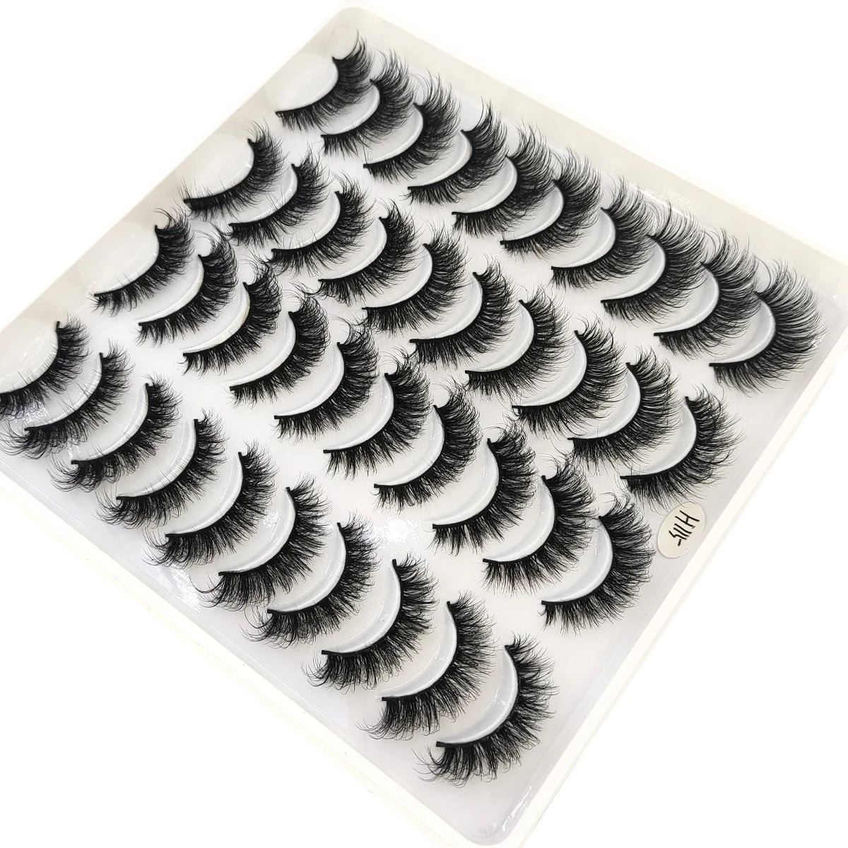 2023 New 20 pairs natural long 3D mink false eyelashes fake lashes makeup kit Mink Lashes extension eye lashes short eyelashes