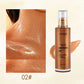 100ml Pearl Rose Gold Body Shimmer Oil Highlighter - Face Brighten Glitter Bronzer Skin Glow Illuminator Makeup Shine Liquid