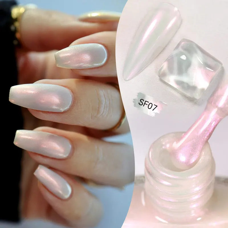 LILYCUTE 7ml  Nail Base Top Polish Clear Shine Nail Care Long Lasting  Strengthener Hardener Nail Art Varnish Supplies