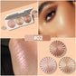 3 Colors Face Glitter Gold Highlighter Palette Makeup Waterproof Shimmer Powder Highlight Face Brighten Contour Body Illuminator