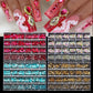 1 box of multi -shaped 3D nail diamond kits -24 AB crystal gem grids, flat -bottom nail art accessories multi -style nail suppli
