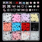 120pcs/box 3D Gold Bow Butterfly Nail Metal Charms Shiny Cute Bowtie/Diamond Star Nail Jewelry 120 Luxury Nail Art Supplies #RE4