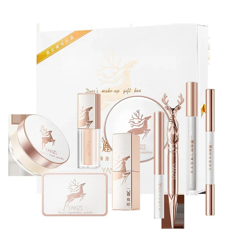 9pcs/set Makeup Sets Face Powder foundation Concealer eyeliner make up  Christmas Gift Box