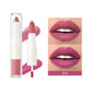 QIBEST 10 Colors 2 in 1 Matte Lipstick Lip Gloss Cosmetics Waterproof Double Head Red Purple Lipstick Long Lasting  Lips Makeup