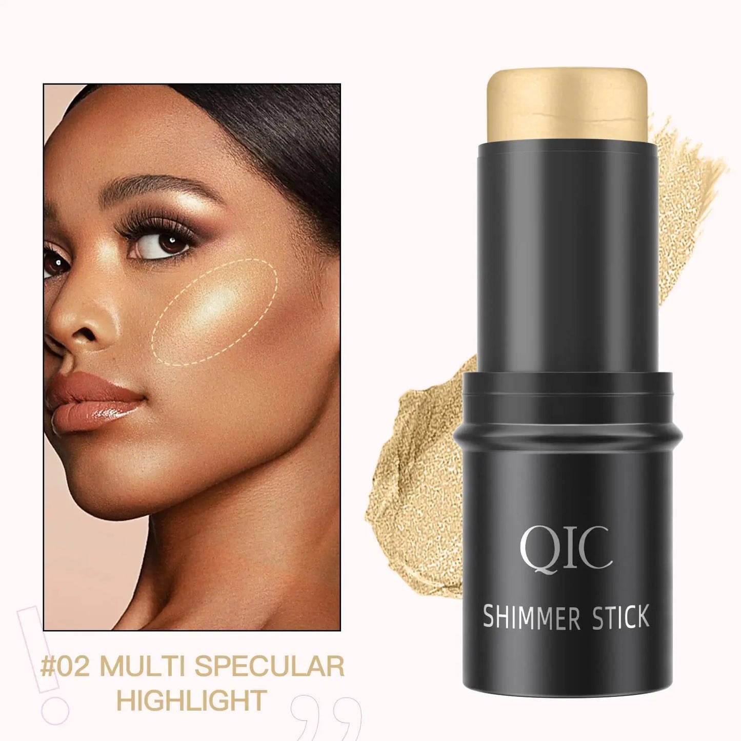 Creamy Highlighter Stick Bronzer Contour Glitter Shimmer Powder Blush For Face Makeup Cosmetics