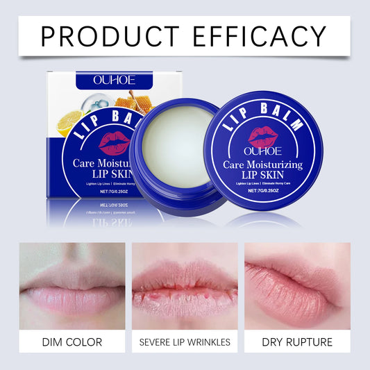 OUHOE Lip Balm Winter Lips Care Long-Lasting Hydration Prevent Dryness Gentle Formula Keep Soft All Day
