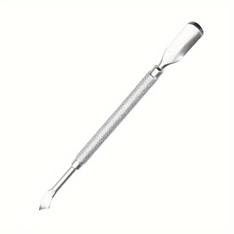 Multicolor Double-ended Stainless Steel Cuticle Pusher Dead Skin Push Remover For Pedicure Manicure Nail Art Cleaner Care Tools