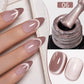PUENTE 7.5ML Golden Gems Cat Magnetic Gel Nail Polish Pink Brown Blue Colors Golden Glitter Cat Eye Soak Off UV Nail Art Varnish
