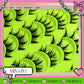GROINNEYA Manga Lashes Mixed style 5/9/20 Pairs 3D 6D 8D Mink Lashes Natural Eyelashes Soft Cross Wispy False Eyelashes Eyelash