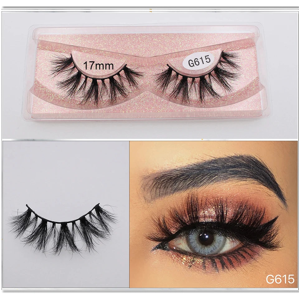 Mink Eyelashes New Soft Natural Full Strip Lashes Vendor Wholesale Fluffy Wispy 3d Mink Lashes Suppliers