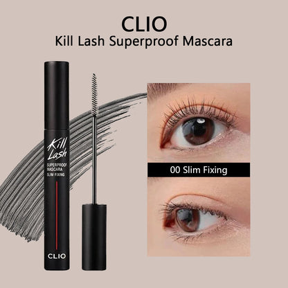 CLIO Kill Lash Superproof Mascara,Volumizing Formula,Lightweight & Clump-Free,Defined & Separated,Korean Cosmetic,Korean Makeup