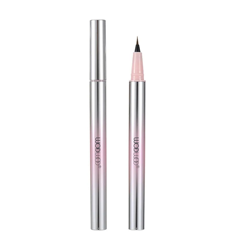 All-in-One Waterproof Eyeliner Pen - Smudge-Proof for Eyebrows, Eyeliner, Lower Lashes & Silkworm Makeup