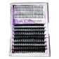Lash Clusters 120D 100D Lash Spikes Eyelash Clusters Volume Individual Lashes DIY Spiky Lash Extension Mega Cluster Eyelash