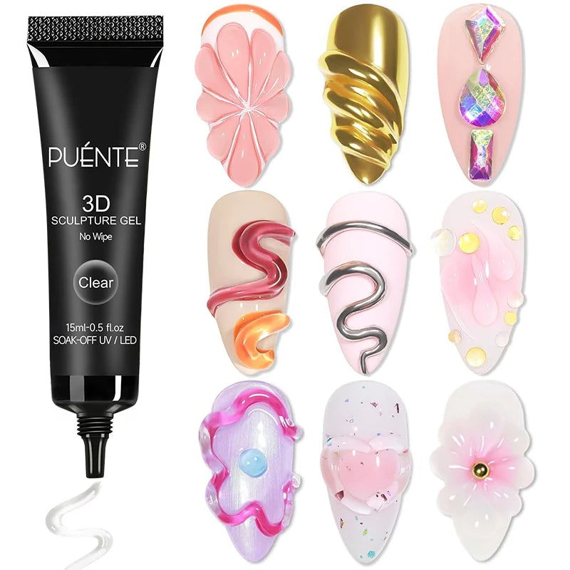 PUENTE 7.5ML Golden Gems Cat Magnetic Gel Nail Polish Pink Brown Blue Colors Golden Glitter Cat Eye Soak Off UV Nail Art Varnish