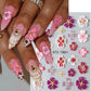 Hipster Pure Purple Pink Flowers Rose Spring Lily Camellia Daisy Jelly Cherry Blossom Magnolia Nail Art Stickers Manicure Decals