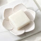 2Pcs Lotus Design Silicone Soap Holder with Drain, Drainage Soap Box, Portable Bathroom Shower Soap Storage Accessory