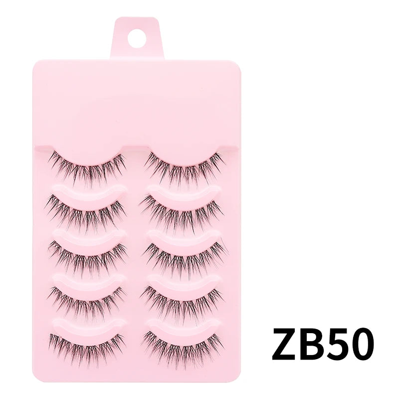New Manga Lashes Soft Natural Eyelashes Thick False Eyelashes Manga Eyelashes Daily Dating Makeup Eyelashes Lashes Wispy