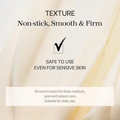 mixsoon Bean Cream - Intensive Moisture Face Cream For Smooth, Nourished Skin, Pore & Sebum Care - Korean Skincare For Glass