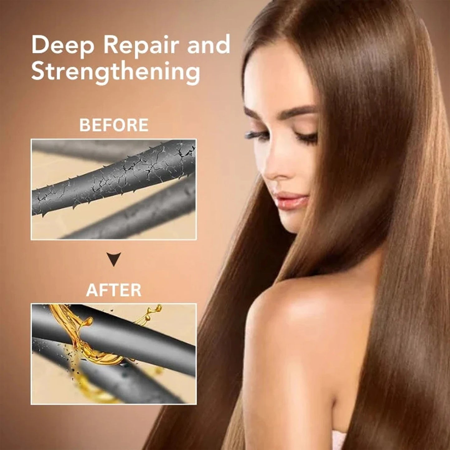 EELHOE Moisturizing Hair Collagen Mask Anti Frizz Smooth Damaged Hair Repair Hair Breakage Treatment Professional Hair Mask 100g