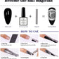 12d cat eye gel nail polish, magnetic gel nail polish kit, color changing holographic glitter effect, suitable for Halloween