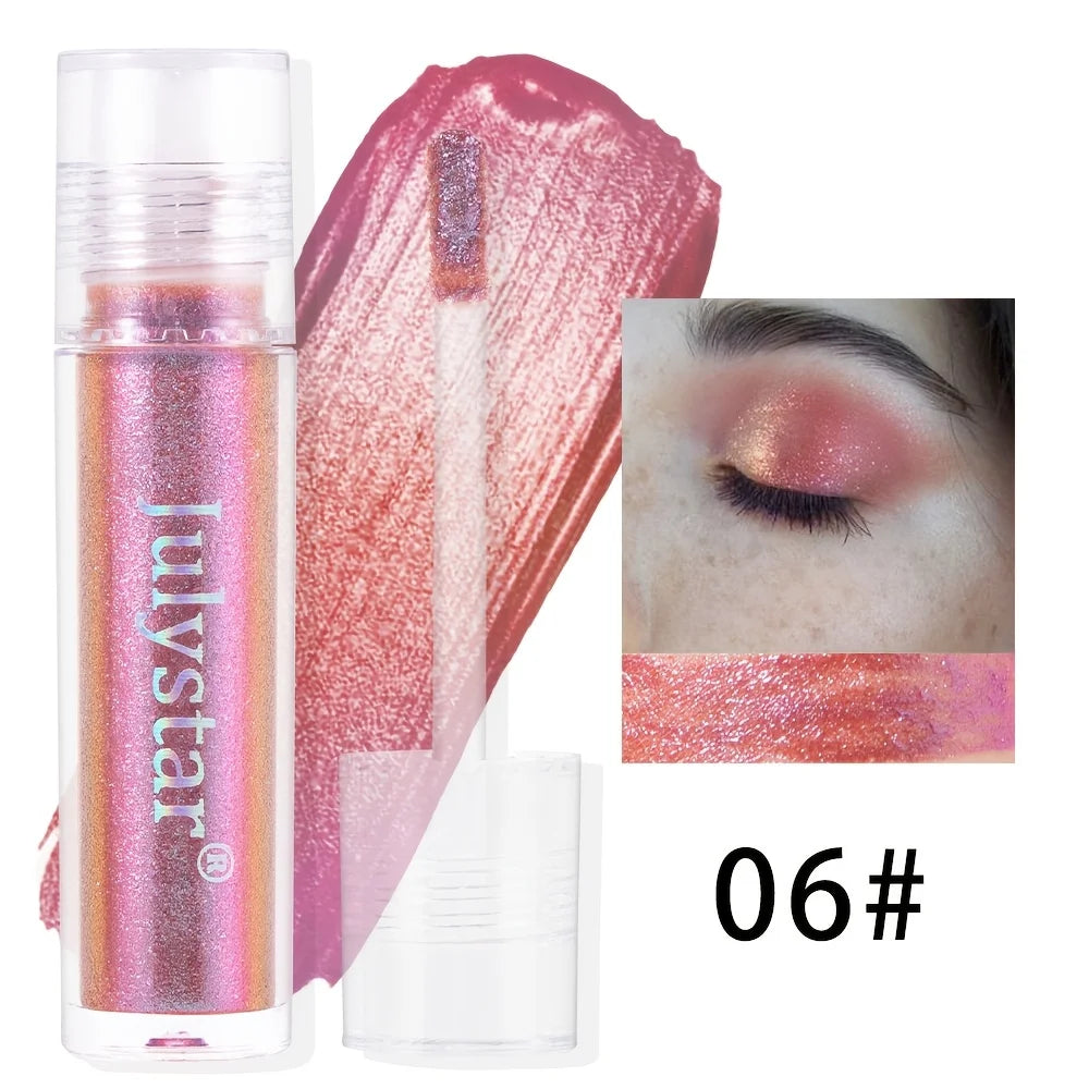 Chameleon Elixir" Liquid Eyeshadow | Optical Color-Shift Effect | Waterborne Dazzle Formula | 1-Color Multichrome Magic