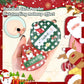 14PCS- Christmas makeup brush set, the bristles smudge naturally and delicately, and the powder puff is both dry and wet.