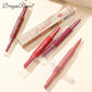 Double-Ended Lip Liner Velvet Matte Lipstick Lip Gloss Easy to Color Non-Fading Non-Stick Cup Lip Liner