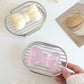 Simple 304 stainless steel soap holder bathroom shower tray soap rack storage stand countertop laundry soap box