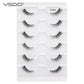 YSDO Natural Mink Eyelashes 3/6/10 Pairs Wispy Faux 3D Mink Lashes Short Fluffy Half False Eyelash Makeup Tools Cat Eye Lashes