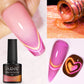 PUENTE Pearl Color Builder Nail Gel Polish Hema Free Shell Thread Glitter Nail Extension Semi-Permanent Construction Gel Varnish
