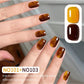 2PCS 15ml Two-Color Combination Set, Brown Yellow Dual-Color Nail Gel Kit